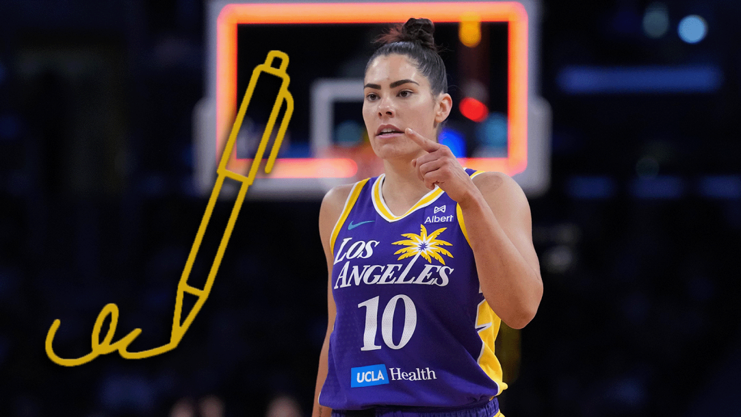 Kelsey Plum Autograph Signature Viral Video Context