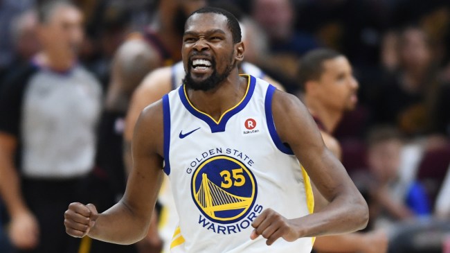 Kevin Durant during 2018 NBA Finals