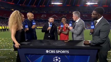 Khabib Nurmagomedov Goes Viral For Refusing To Shake Kate Abdo’s Hand At Champions League Final (Video)