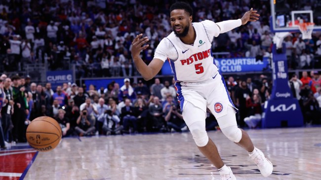 Malik Beasley of the Detroit Pistons