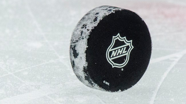 NHL logo on puck