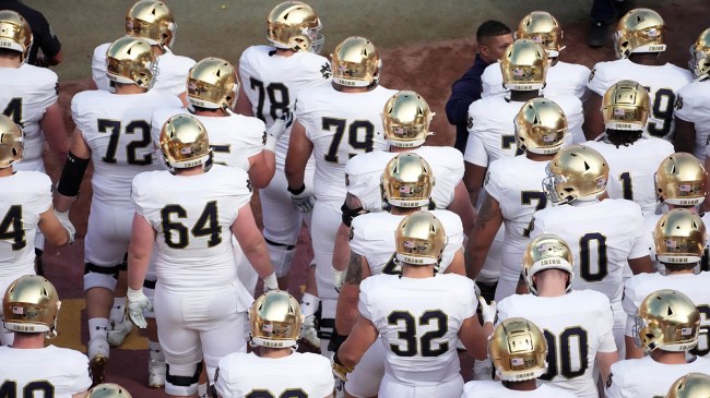 Notre Dame football players