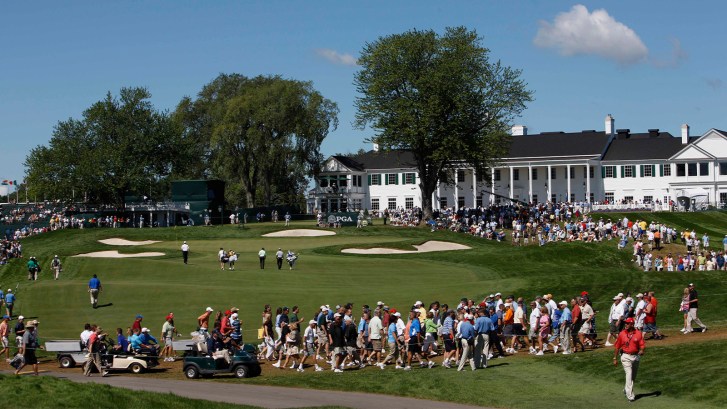 9th hole at Oakland Hills