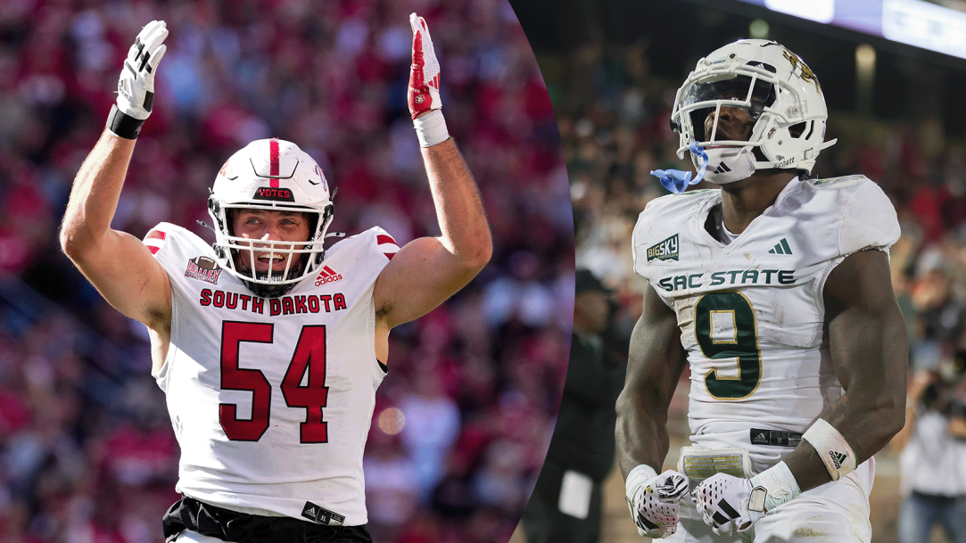 Sacramento State FBS President Luke Wood South Dakota Athletic Director Jon Schemmel