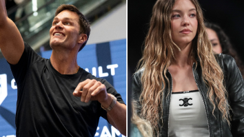 Tom Brady Chatted Up Sydney Sweeney, & Danced With Her At Jeff Bezos’ Wedding