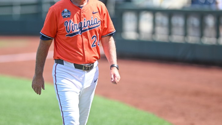 Virginia baseball coach Brian O'Conner