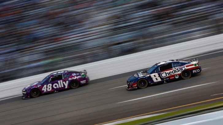 Alex Bowman and Kyle Busch NASCAR