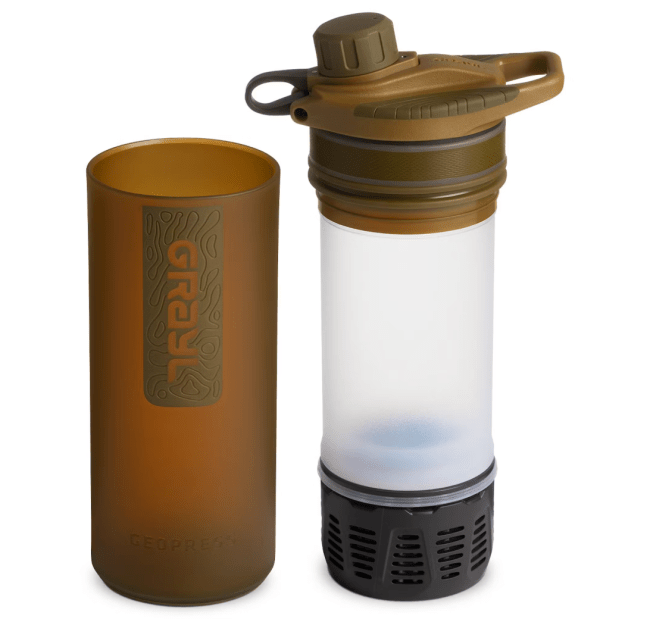 Grayl GeoPress® Purifier Bottle; shop outdoor gear during Huckberry Summer Sale