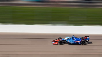 IndyCar Driver’s Nightmare Weekend In Iowa Ends With Trailer On Fire On Side Of The Highway