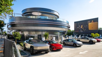 Woman Injured By Patio Covering At New Tesla Diner; Neighbors Call Living Next To It ‘Absolute Hell’