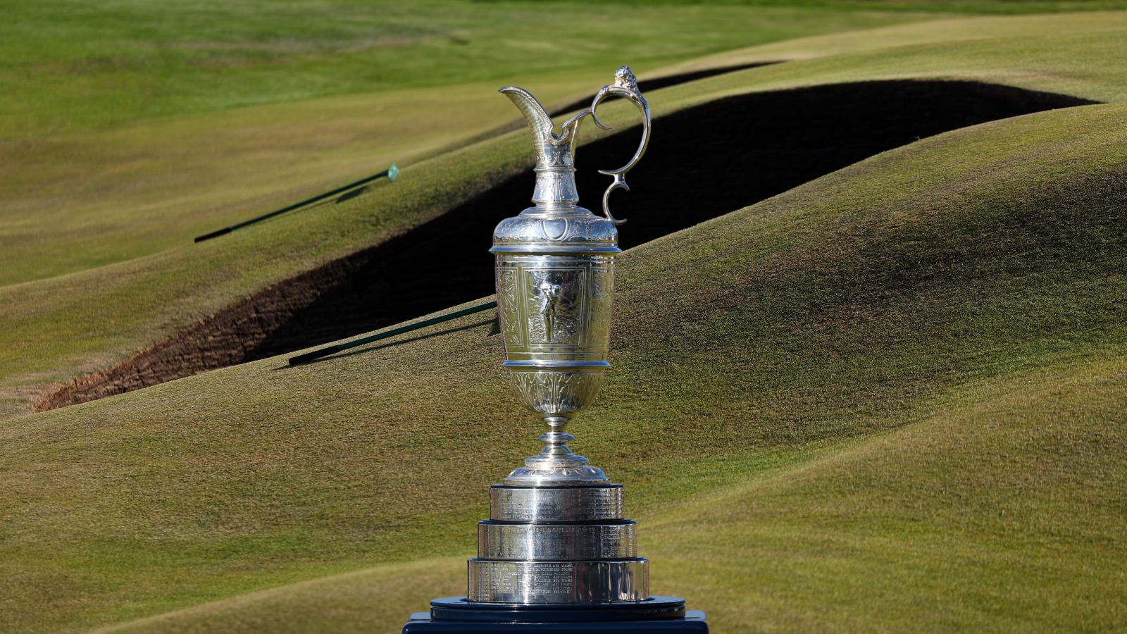 British Open Championship trophy at Royal Birkdale Golf Club