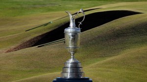 British Open Championship trophy at Royal Birkdale Golf Club