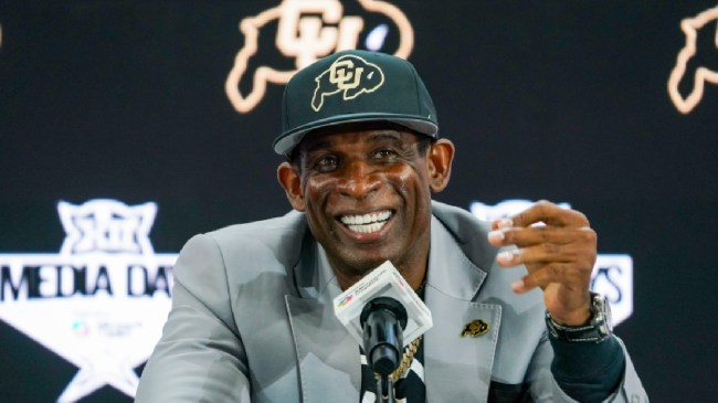 Colorado's Deion Sanders at Big 12 media days