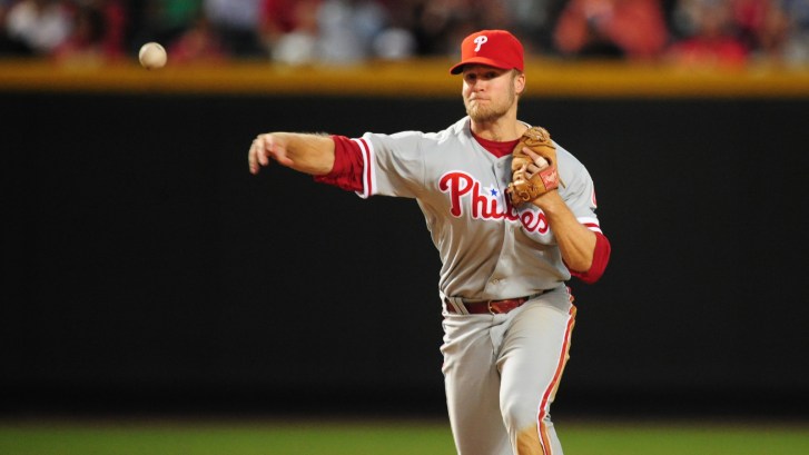 Eric Bruntlett Phillies last player with unassisted triple play