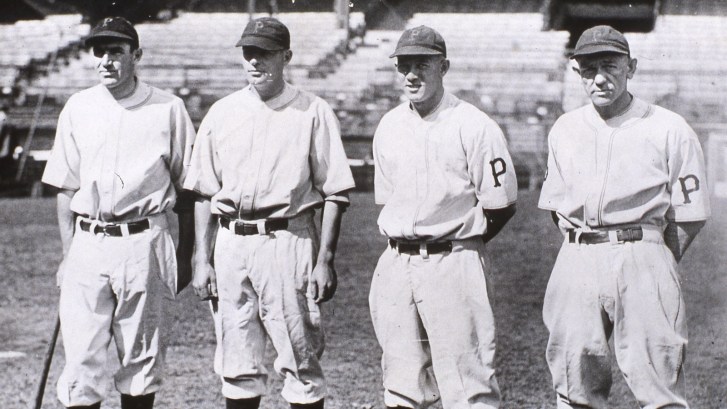 Pittsburgh Pirates Glenn Wright unassisted triple play in 1925