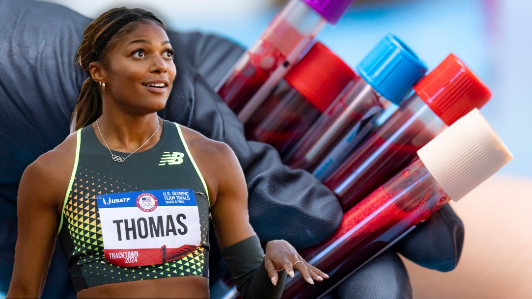 Gabby Thomas Drug Test Doping Surprise Tracker Track and field WADA