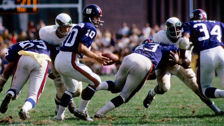 Giants vs Eagles in the 1970s