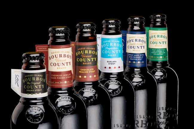 Goose Island Bourbon Country Stout 2025 Full Line Up
