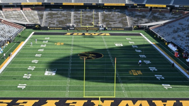 View of the Iowa football field