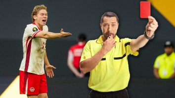 Canadian Soccer Player Could Miss First Game Of World Cup Due To Red Card From 12 Months Prior