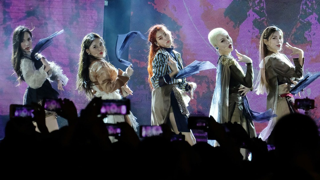 KPop Camping Music Festival Concert Crowd