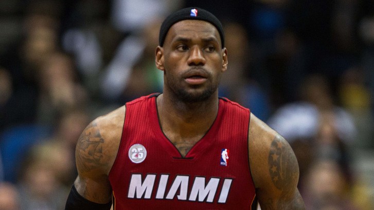 LeBron James on the Heat
