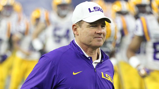 LSU coach Les Miles