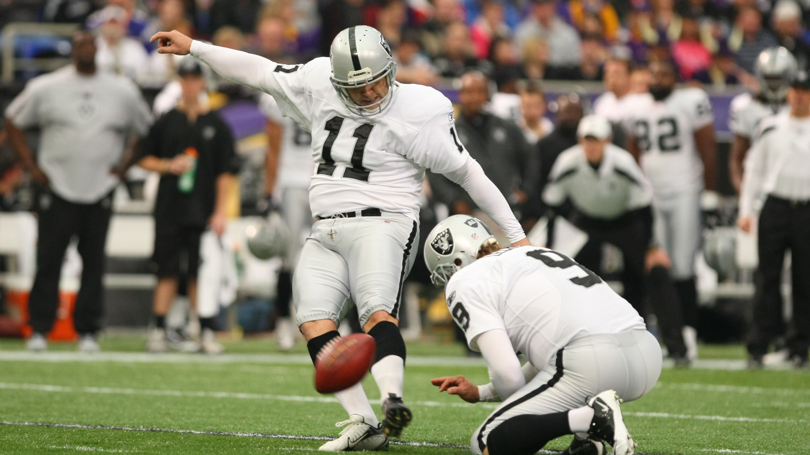 Sebastian Janikowski personal NFL record 63 yard field goal