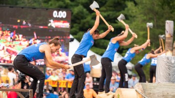 Wisconsin Lumberjack Kate Witkowski Sets Standing Chop World Record At 2025 World Championships