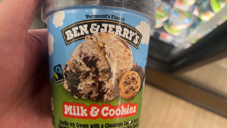 Ben and Jerry's Milk and Cookies