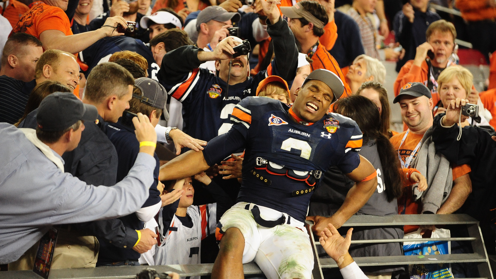 Cam Newton with Auburn Tigers