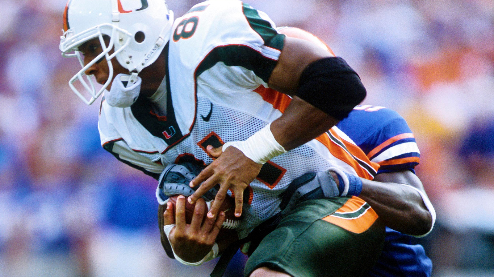 Kellen Winslow Jr. with the University of Miami Hurricanes