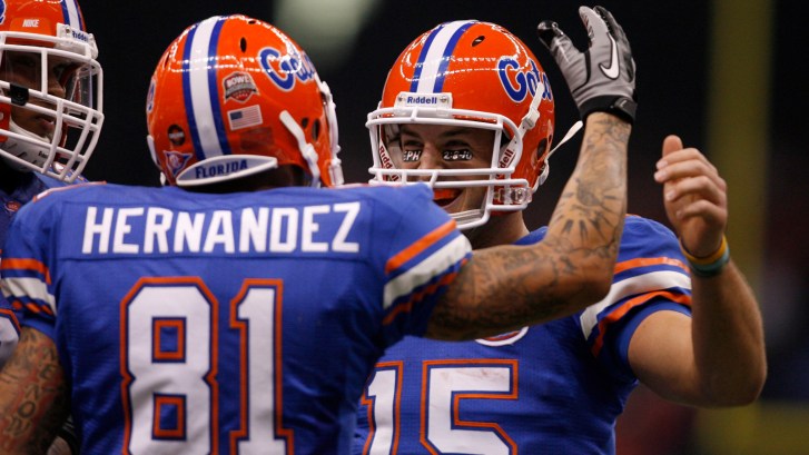 Tim Tebow with the Florida Gators