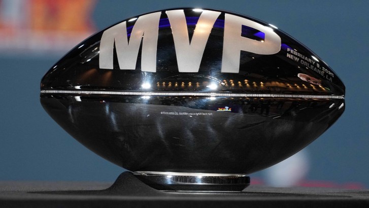 NFL Super Bowl MVP trophy