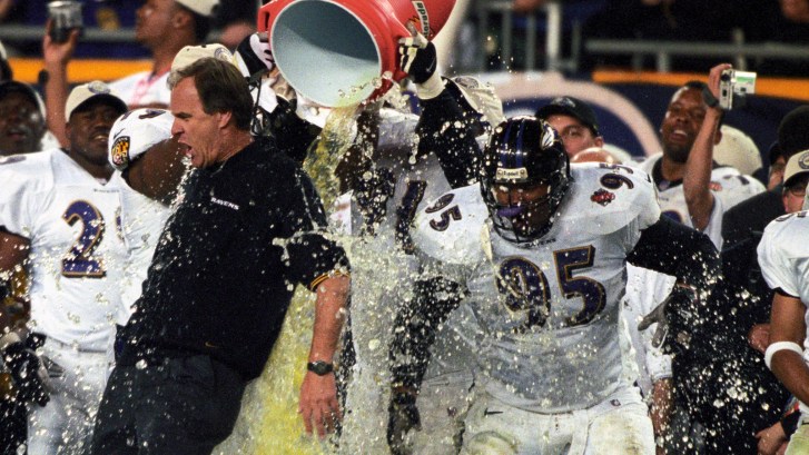 Baltimore Ravens win Super Bowl