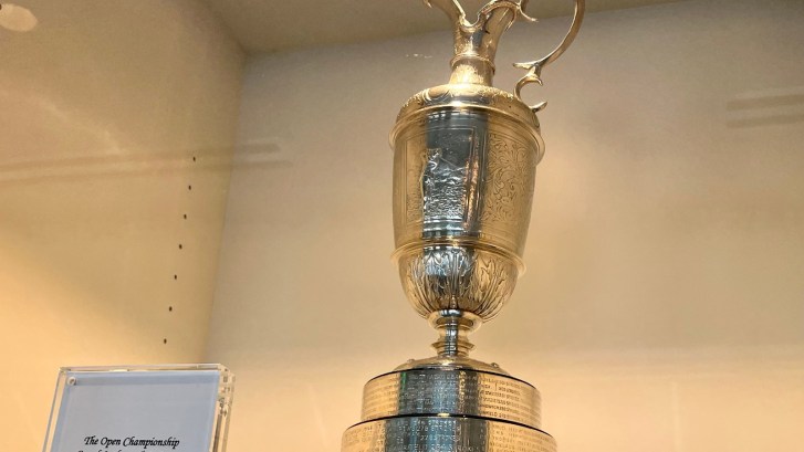 The Open Championship trophy Claret Jug