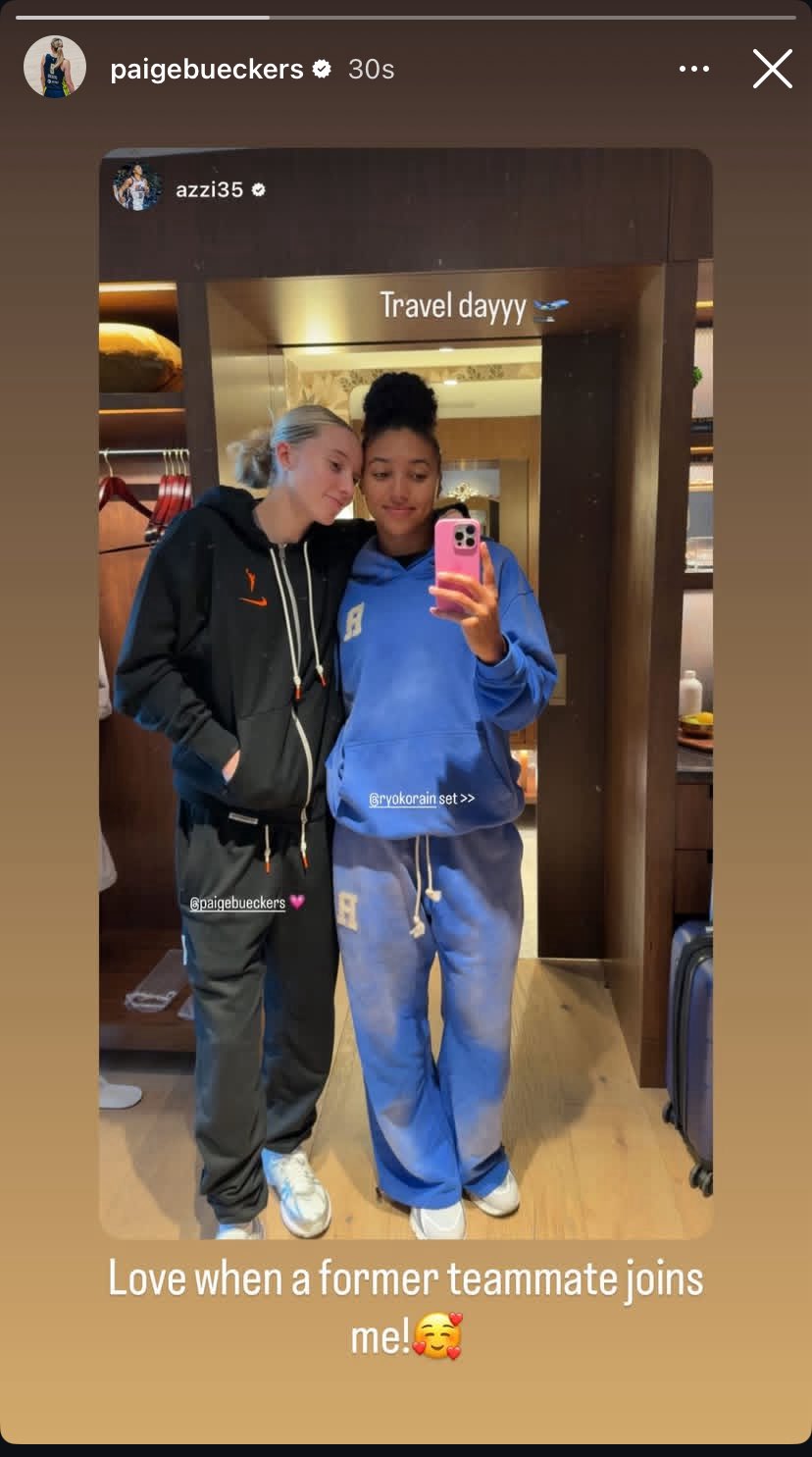 Paige bueckers and azzi fudd leak