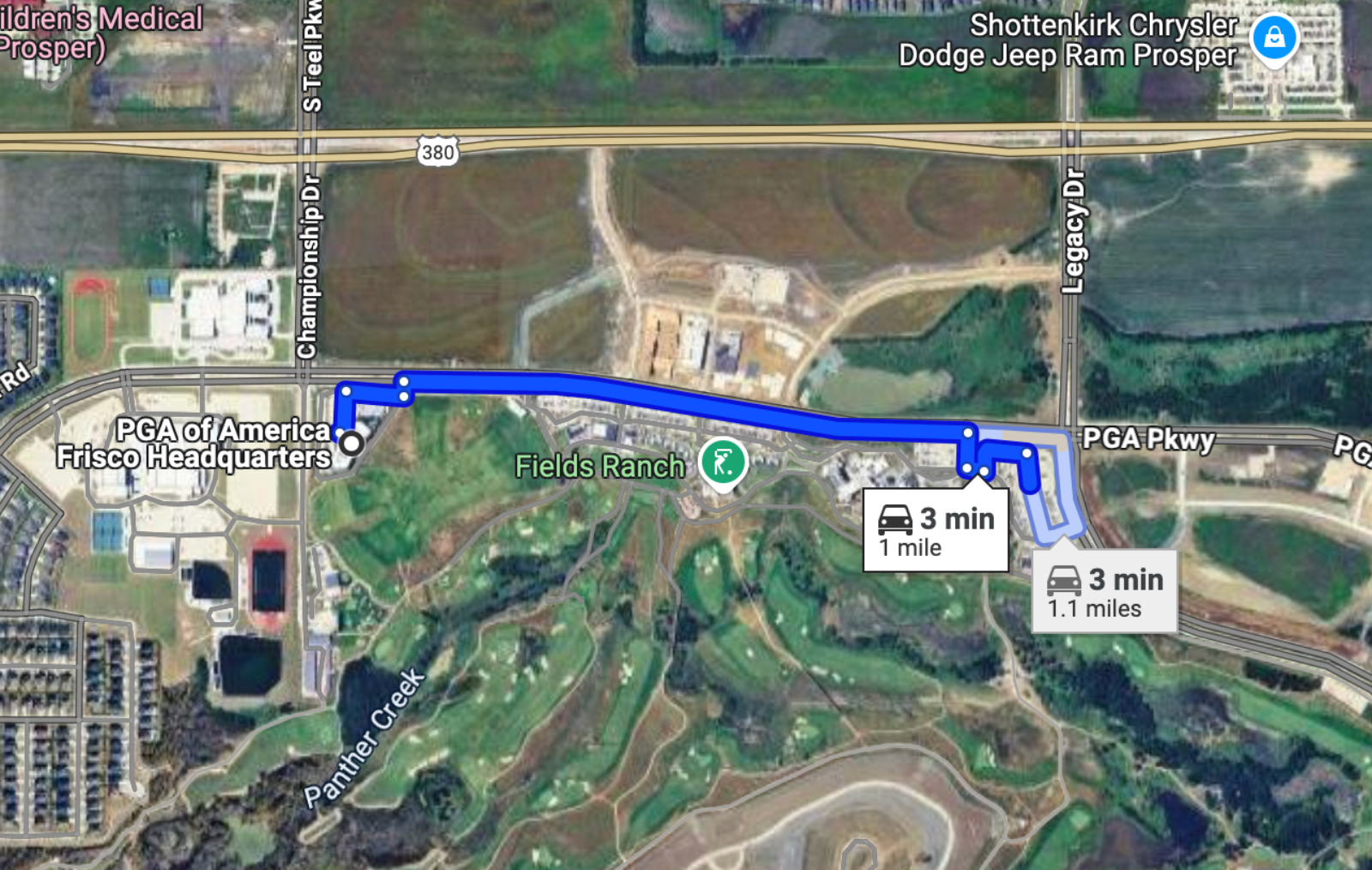 PGA of America headquarters close to Frisco