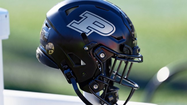 Purdue Boilermakers football helmet