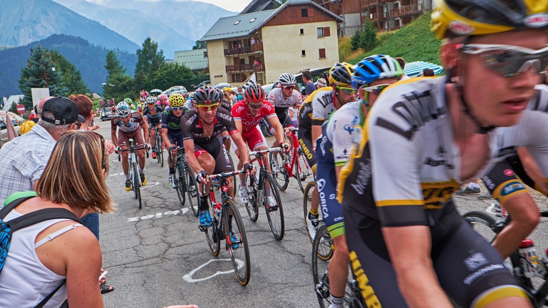 Tour De France Spectator Fan Behavior Crash Video