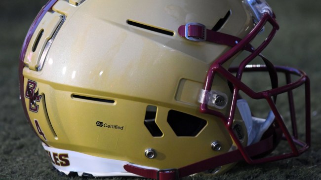 Boston College football helmet
