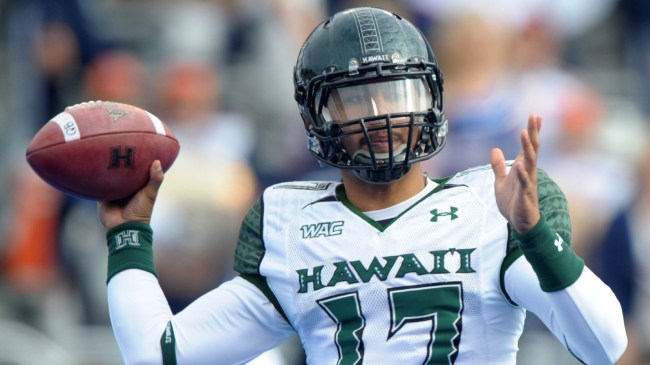 Hawaii QB Bryant Moniz