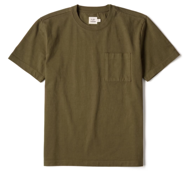 Flint and Tinder American Heavyweight Pocket T-Shirt