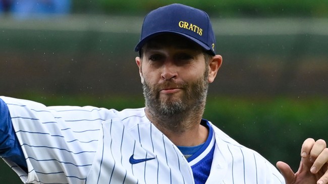 Former-NFL-quarterback-Jay-Cutler-throws-out-a-ceremonial-first-pitch