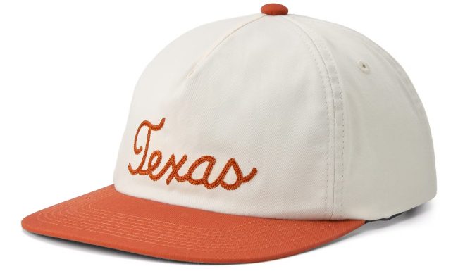 Huckberry Texas hat for college football season