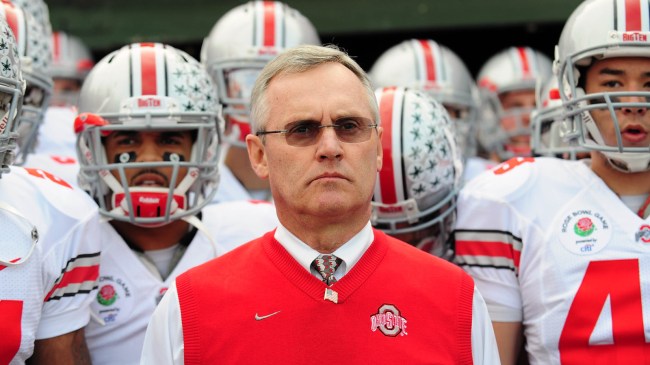 Ohio State coach Jim Tressel