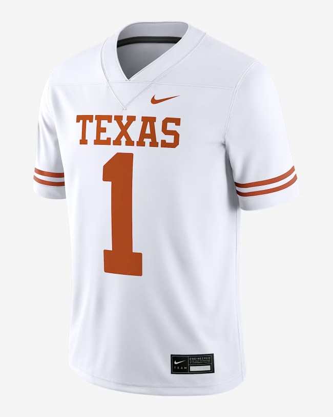 Nike Texas College Football Jersey