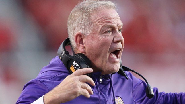 LSU coach Brian Kelly