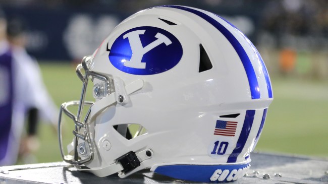 BYU football helmet