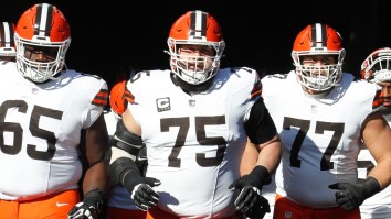 Browns Linemen Crush Morning Beers At Joint Practice After Injured Eagles Player Brought Them A Cooler Of Cold Ones
